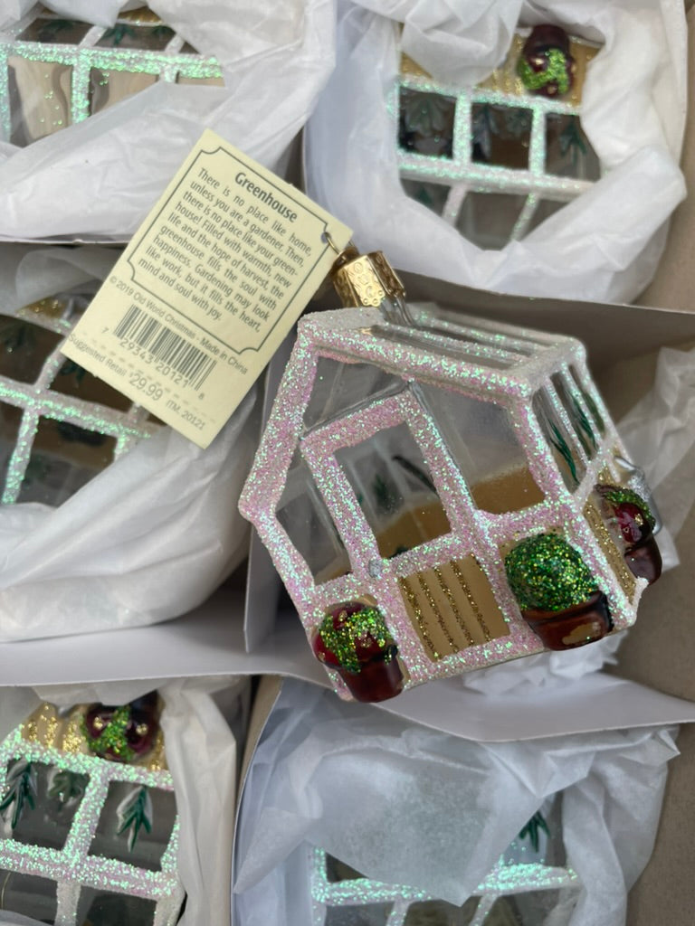 Greenhouse Old World Christmas Ornament