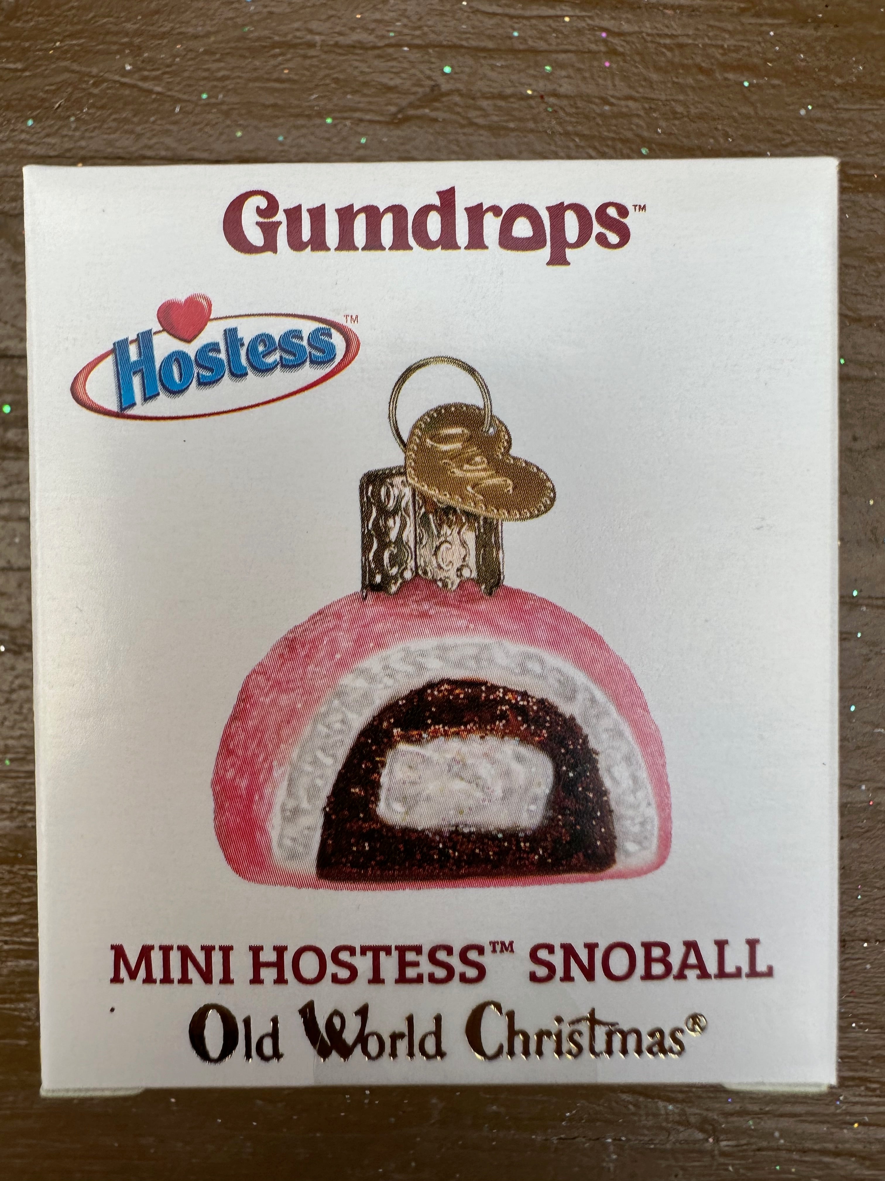 Mini Hostess™ Snowball Old World Christmas Ornament