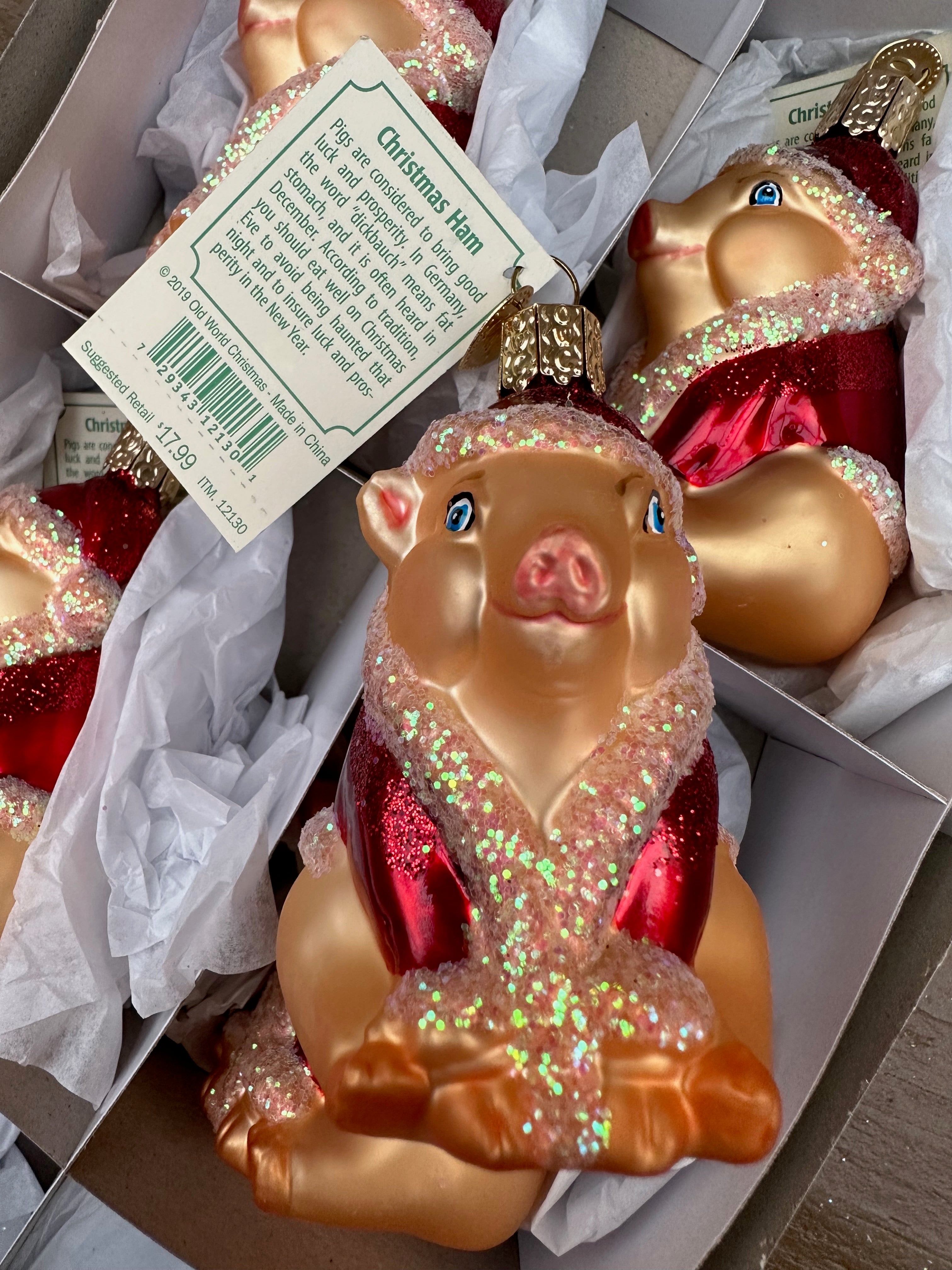 Christmas Ham Old World Christmas Ornament