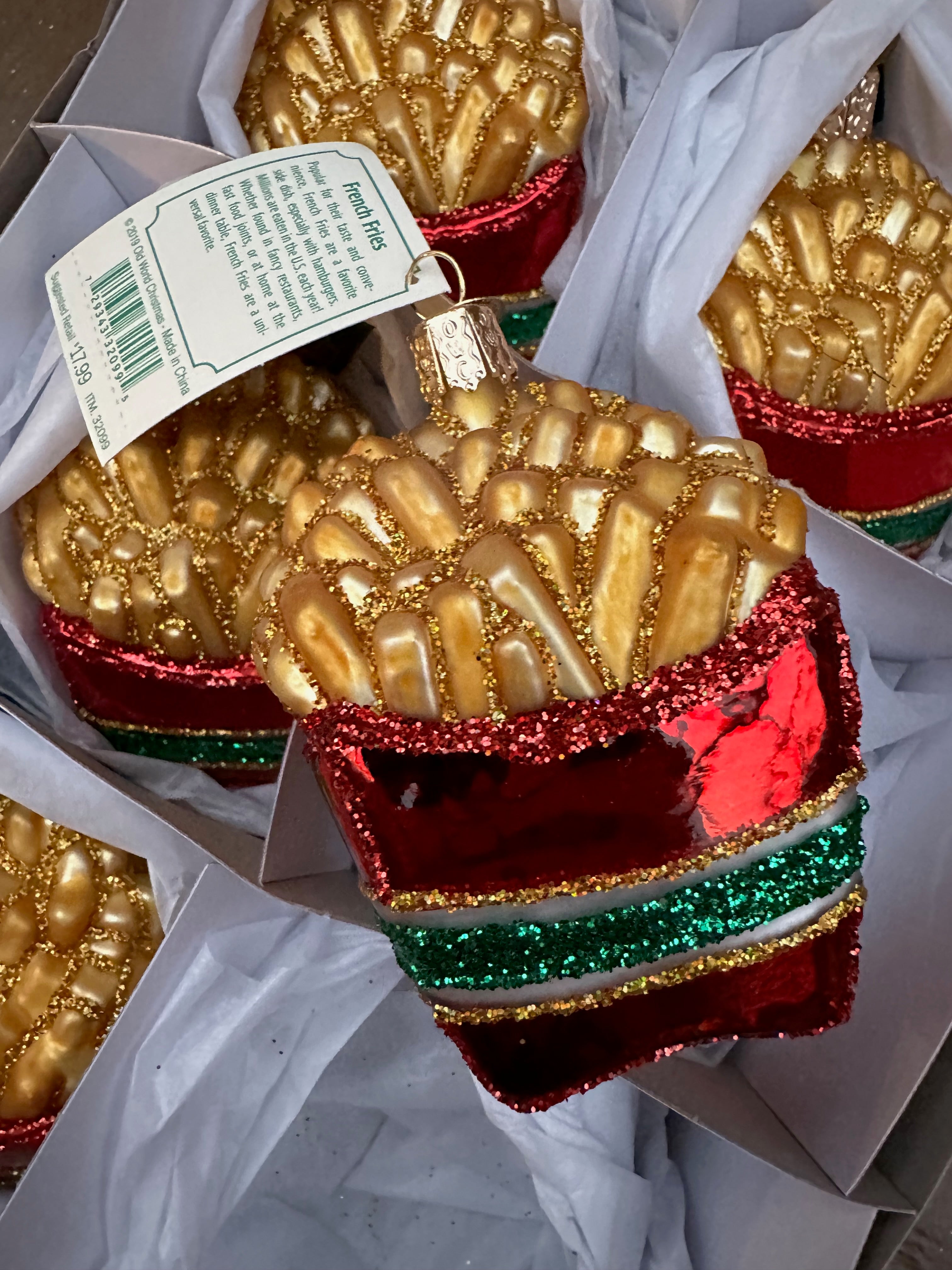 French Fries Old World Christmas Ornament