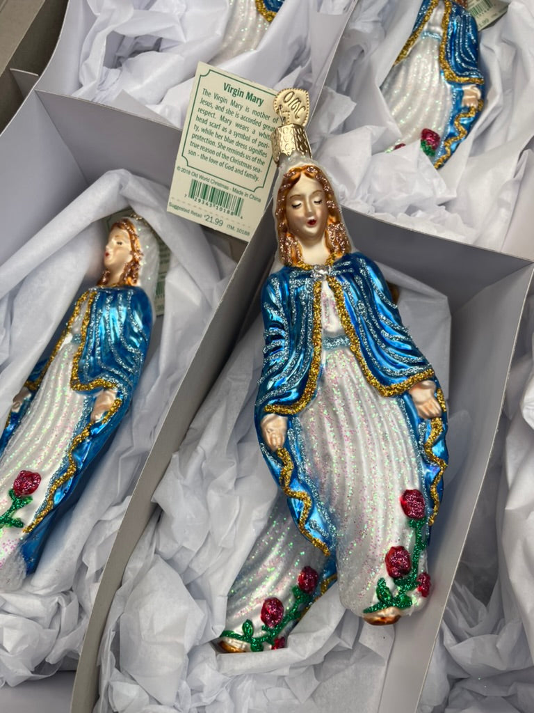 Virgin Mary Old World Christmas Ornament