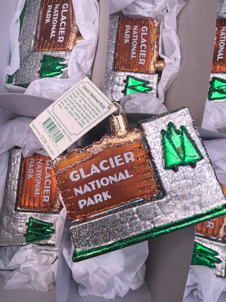 Glacier National Park Old World Christmas Ornament