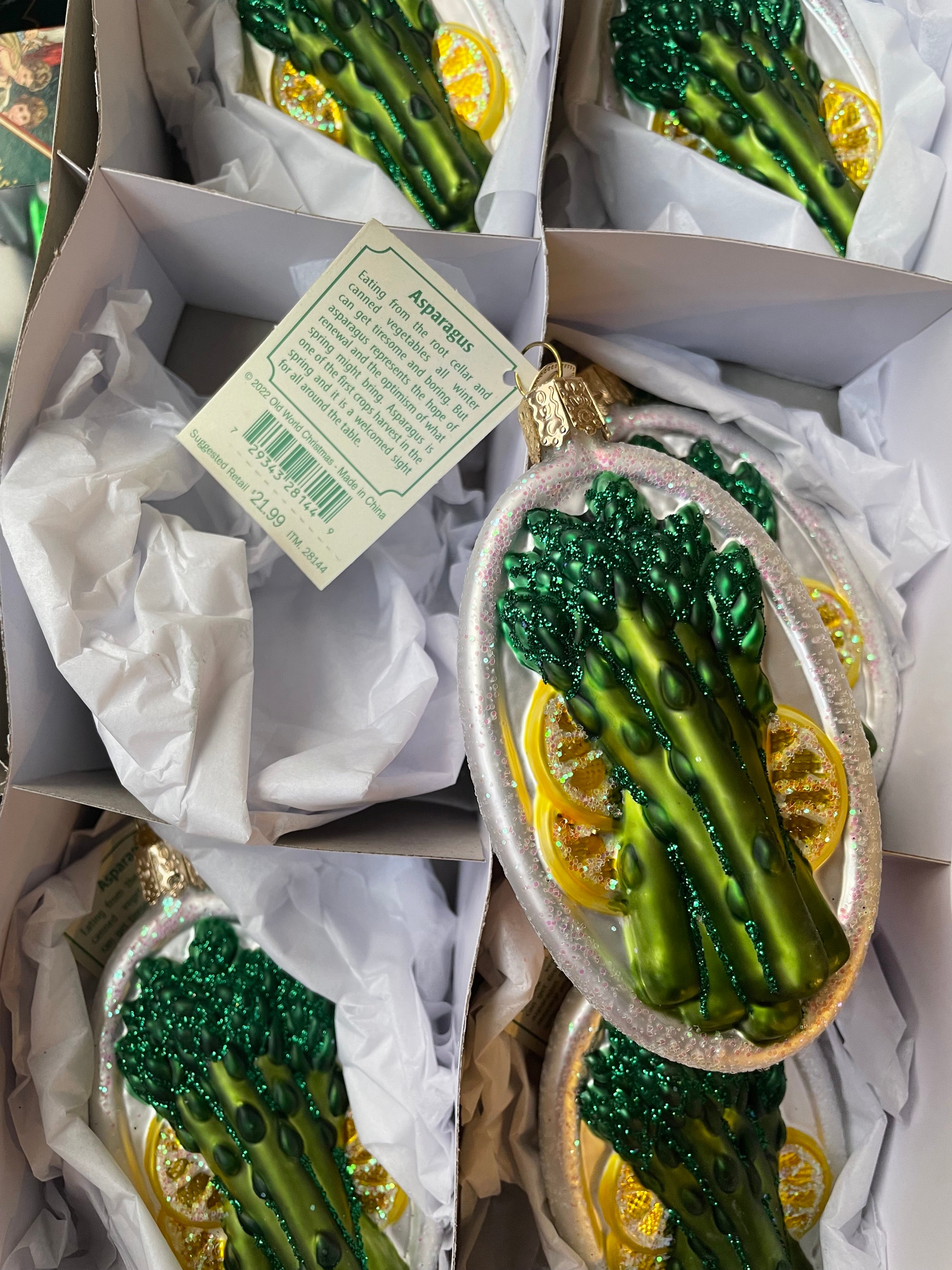 Asparagus Old World  Christmas Ornament