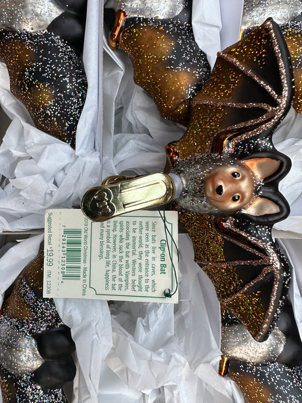 Clip-On Bat Old World Christmas Ornament