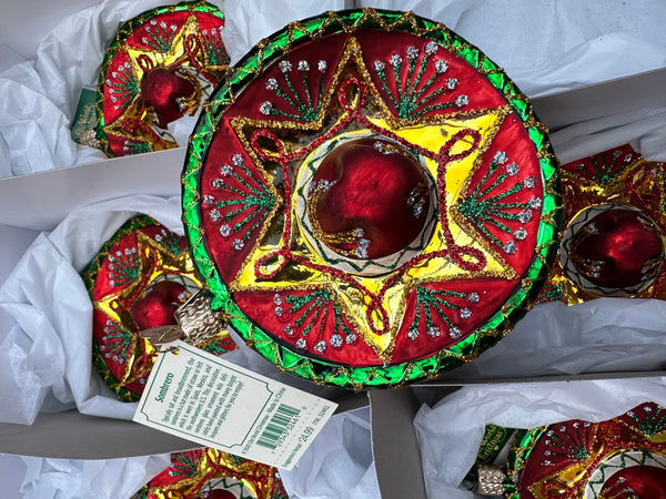 Sombrero Old World Christmas Ornament