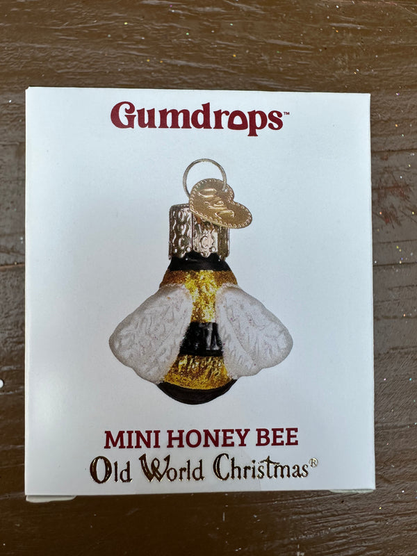 Mini Honey Bee Old World Christmas Ornament