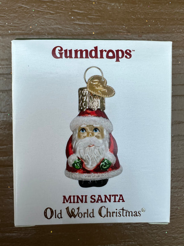 Mini Santa Old World Christmas Ornament