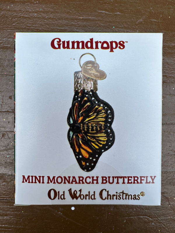 Mini Monarch Butterfly Old World Christmas Ornament