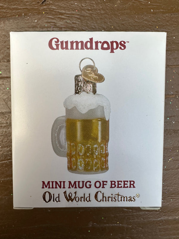 Mini Mug of Beer Old World Christmas Ornament