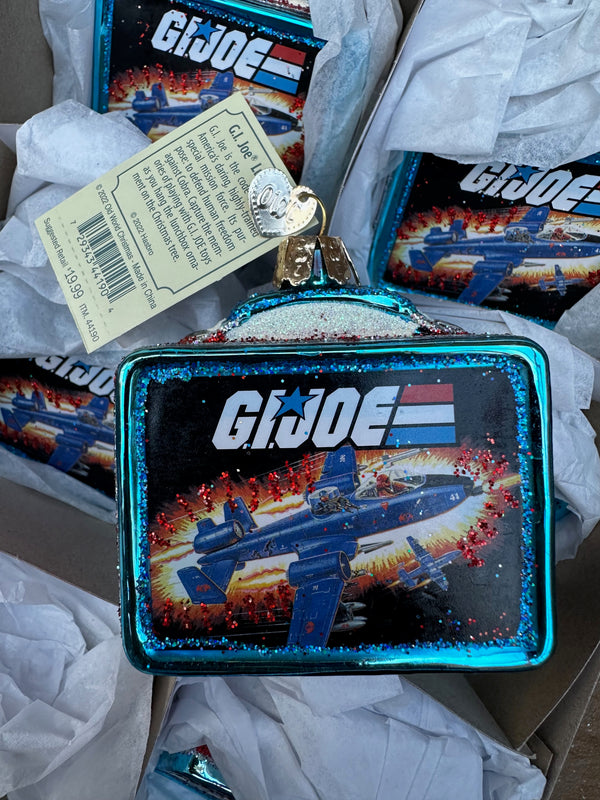 G.I. Joe Plane Lunchbox Old World Christmas Ornament