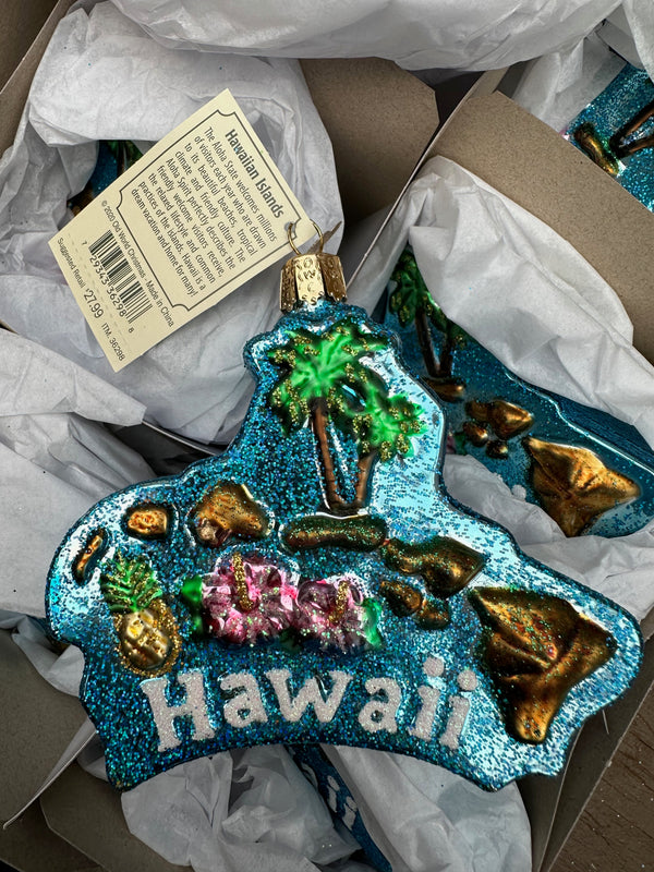 Hawaiian Islands Old World Christmas Ornament