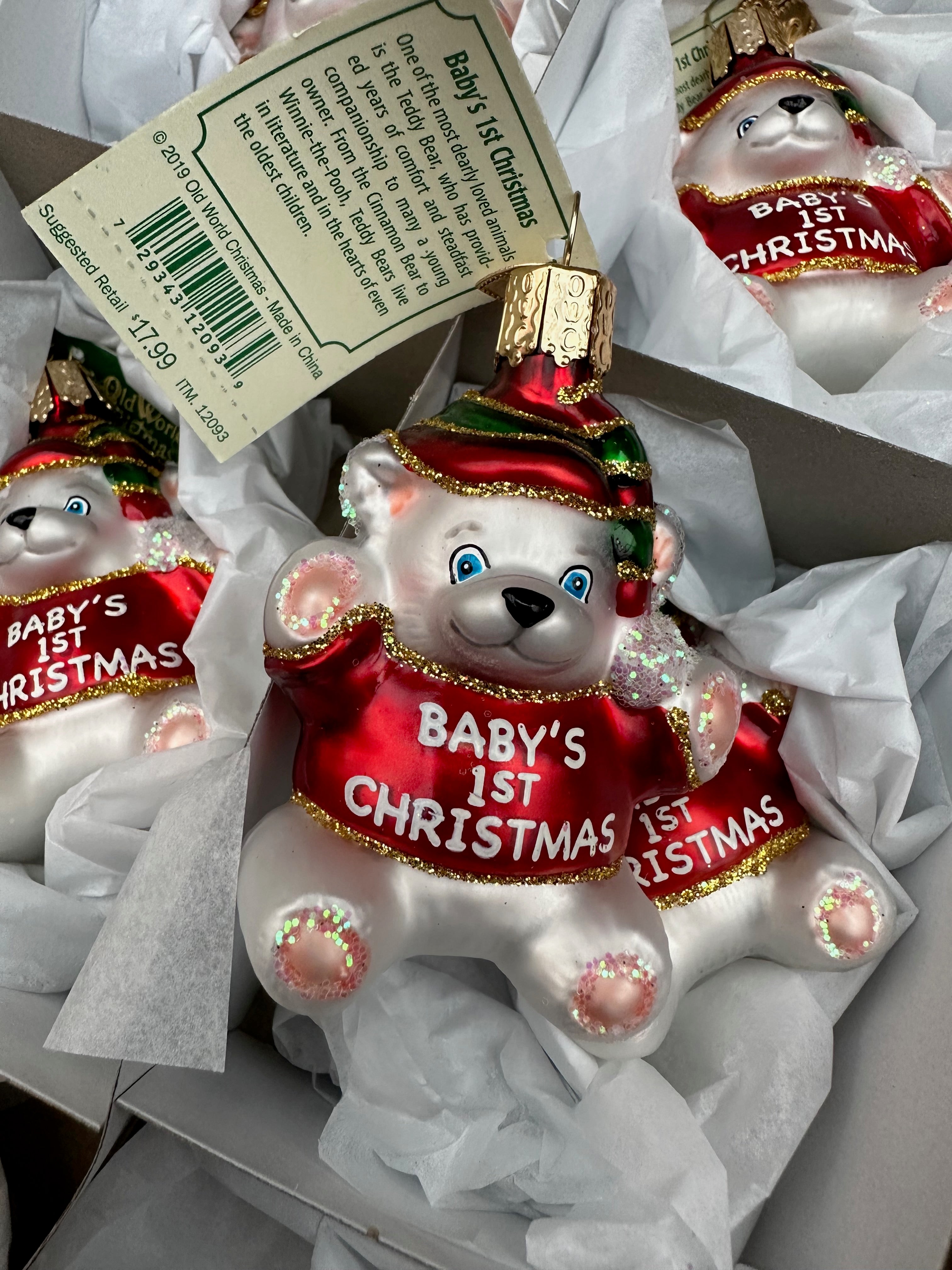 Baby's 1st Christmas Old World Christmas Ornament