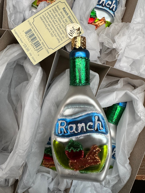 Ranch Dressing Old World Christmas Ornament