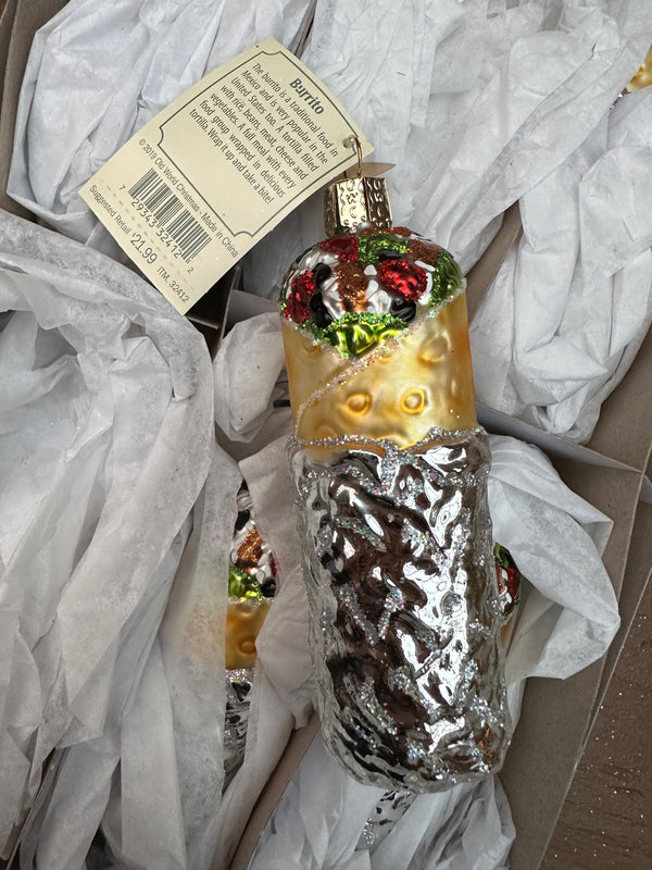 Burrito Old World Christmas Ornament