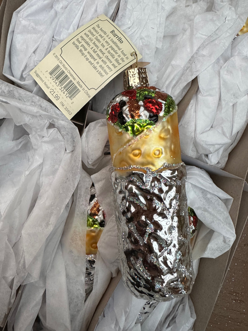 Burrito Old World Christmas Ornament