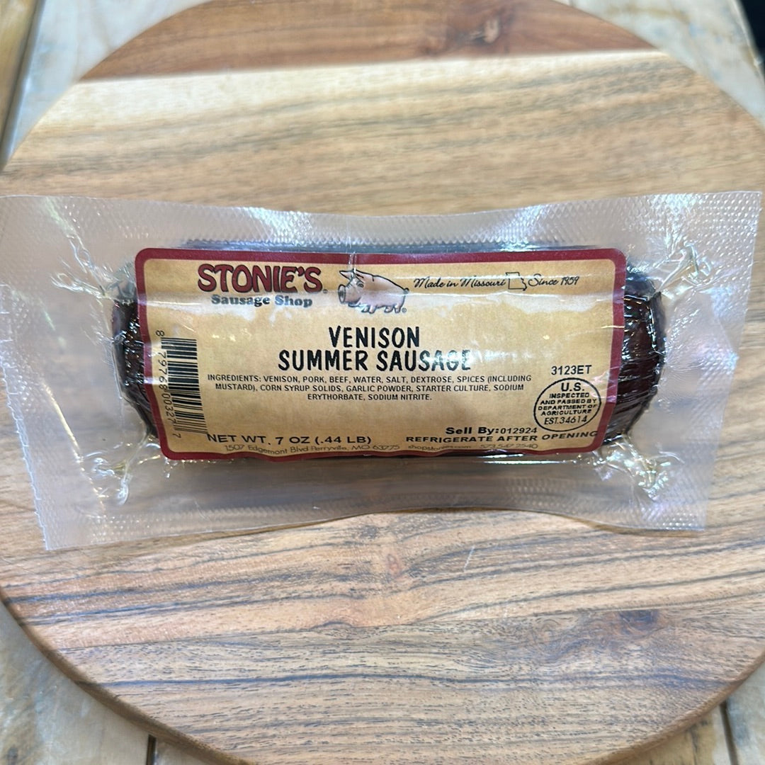 Summer Sausage Venison Local