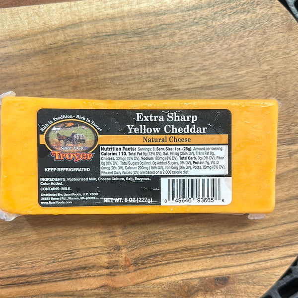 Cheese Cheddar Extra Sharp