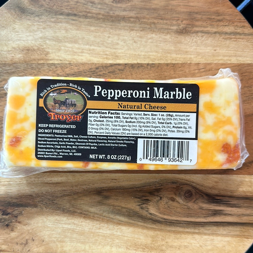 Cheese Pepperoni Marble
