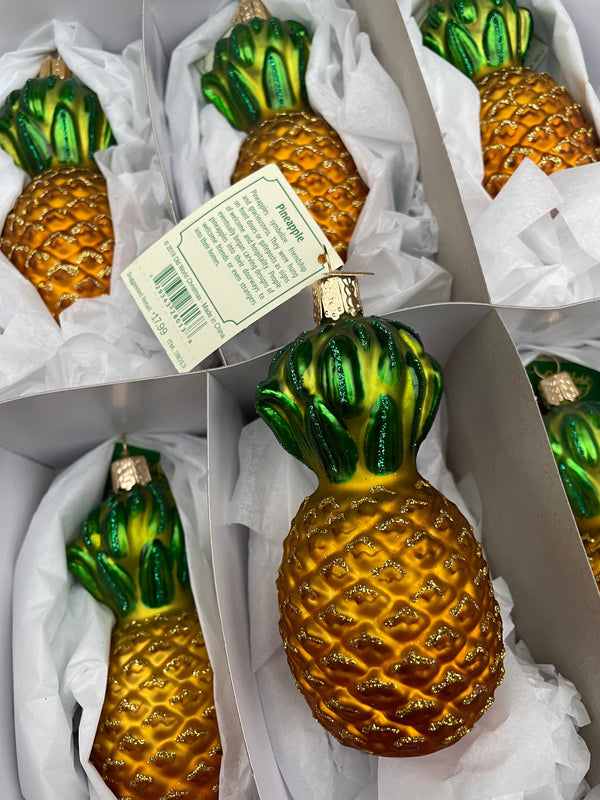 Pineapple Old World Christmas Ornament