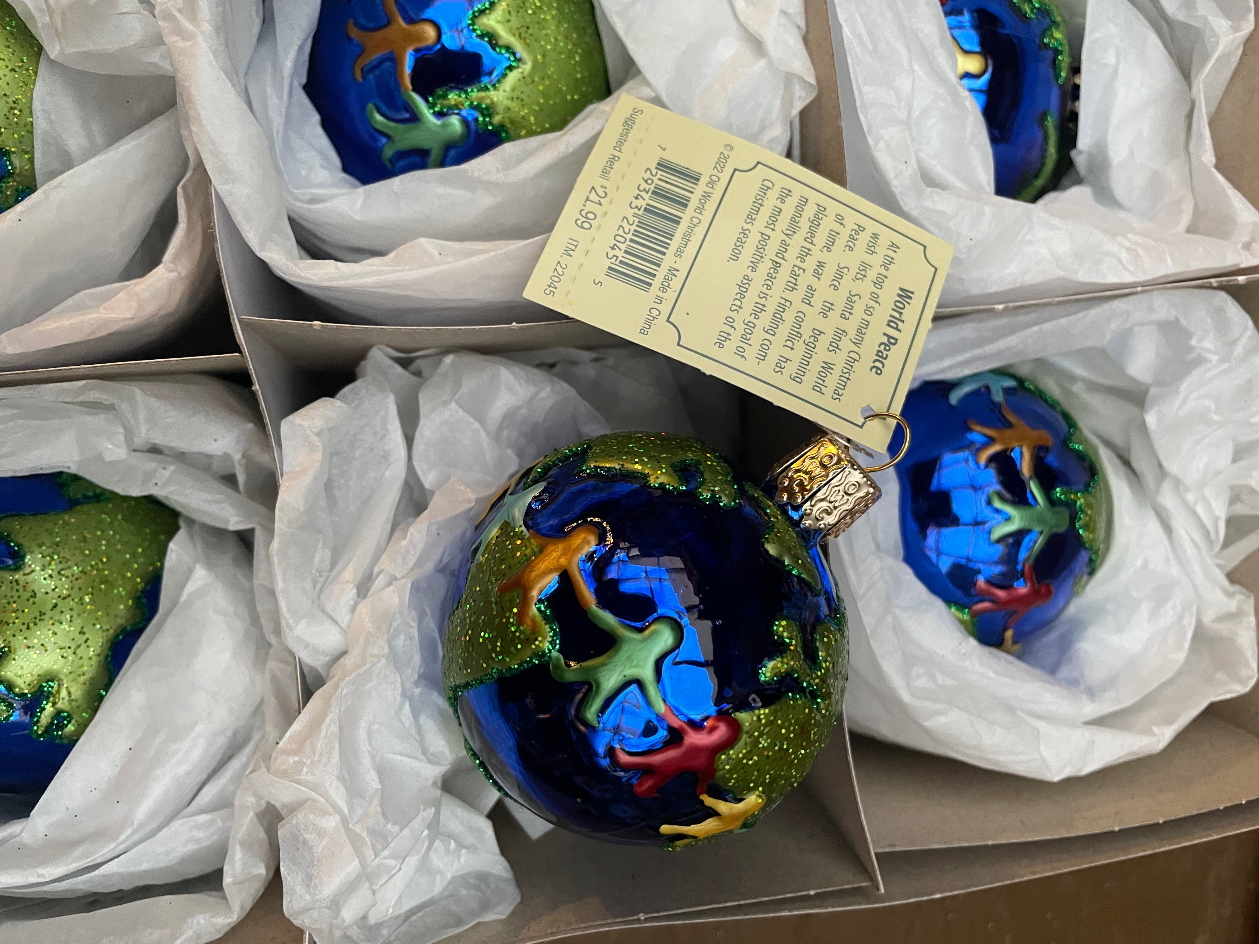 World Peace Old World Christmas Ornament