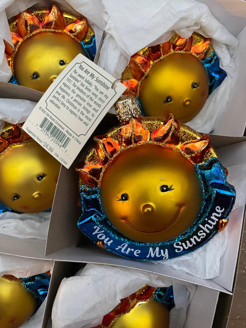 You Are My Sunshine Old World Christmas Ornament