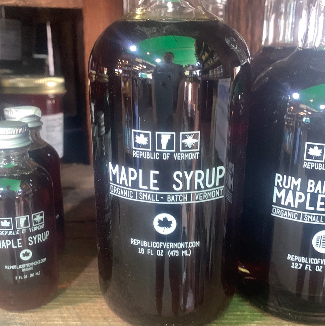 Republic of Vermont Maple syrup