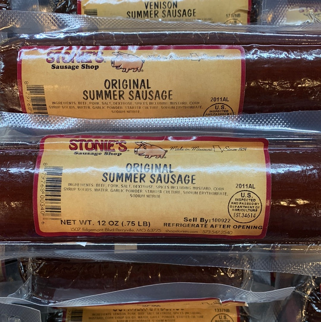 Summer Sausage Jalapeño Cheese  Local