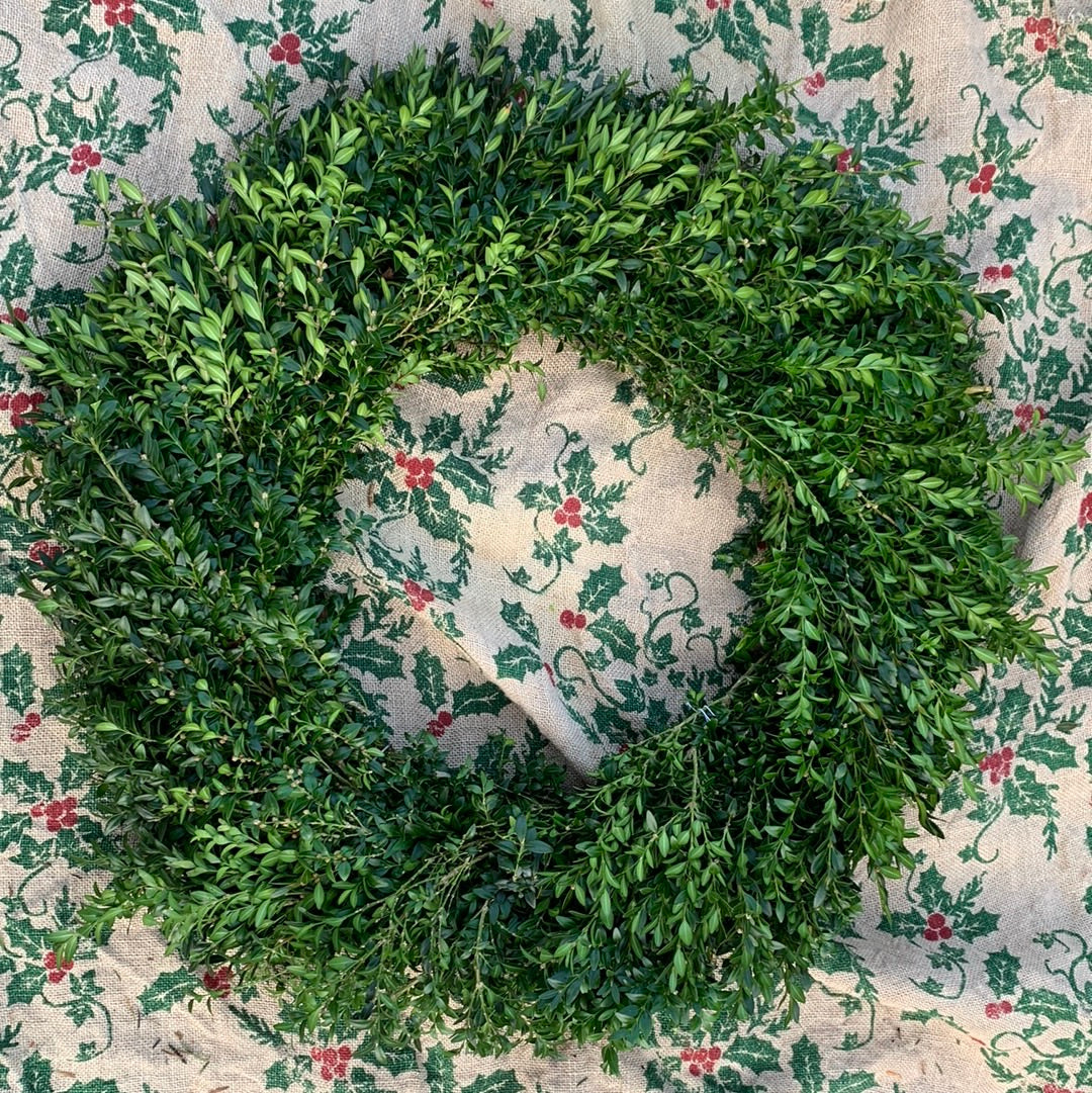 Wreath Boxwood